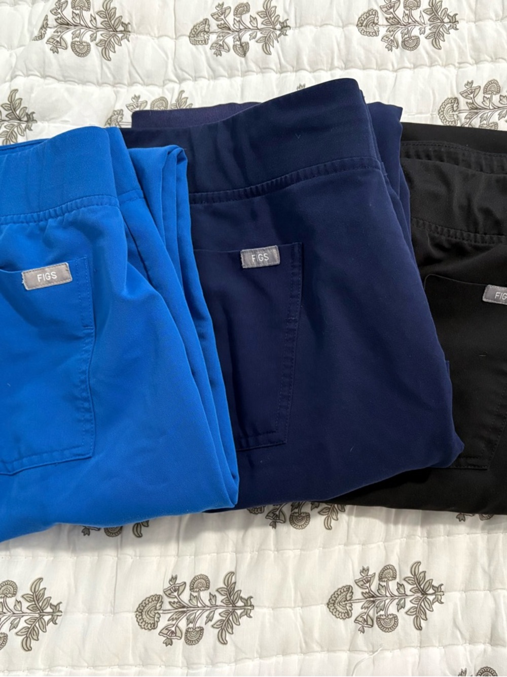 Figs Track Pants & Joggers - Royal Blue, Navy, Black tall large